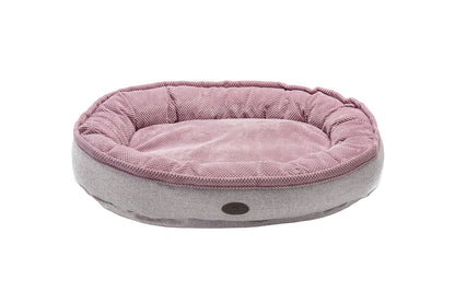 Velvet Cuddly Bagel Pet Bed