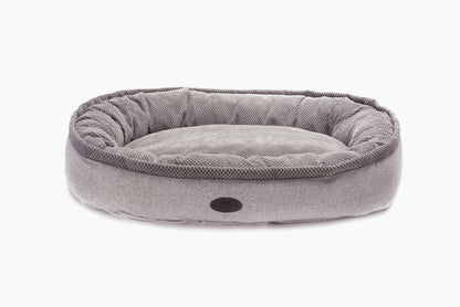 Velvet Cuddly Bagel Pet Bed