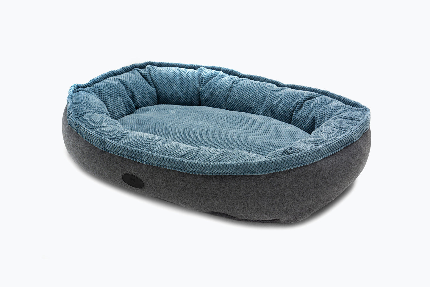 Velvet Cuddly Bagel Pet Bed