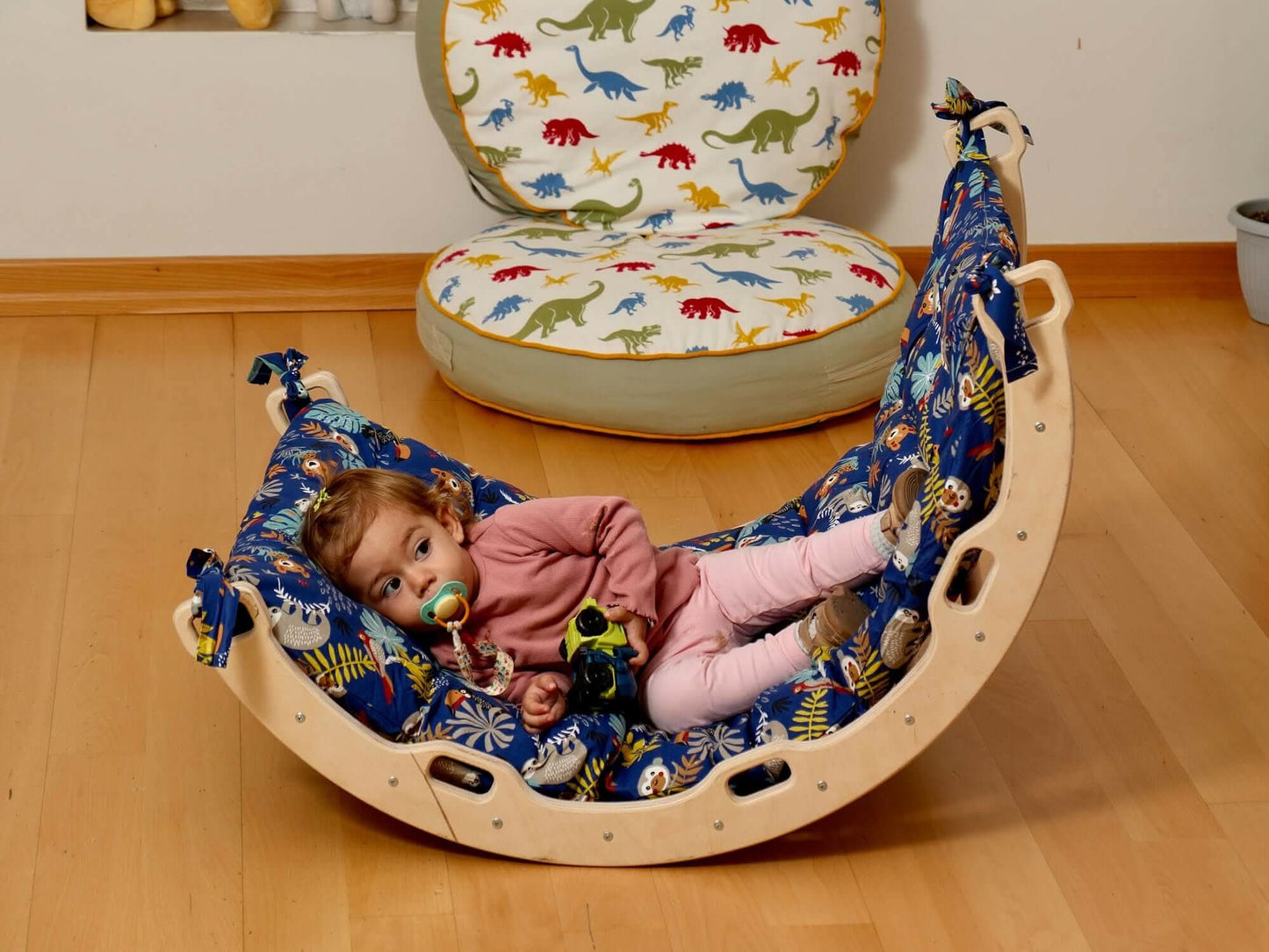 Medium Montessori Climbing Arch/Rocker w/ Pillow & Ramp Set
