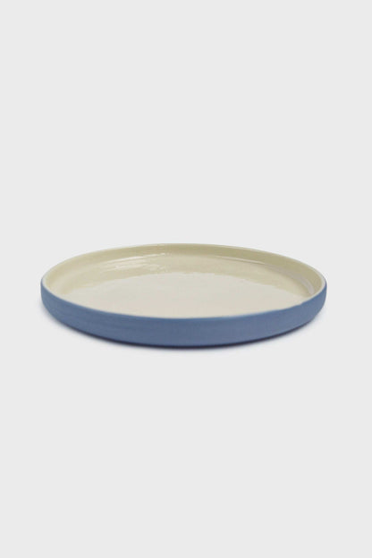 Handmade Blue Porcelain Dinner Plates