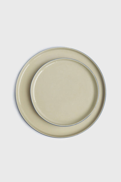 Handmade Blue Porcelain Dinner Plates