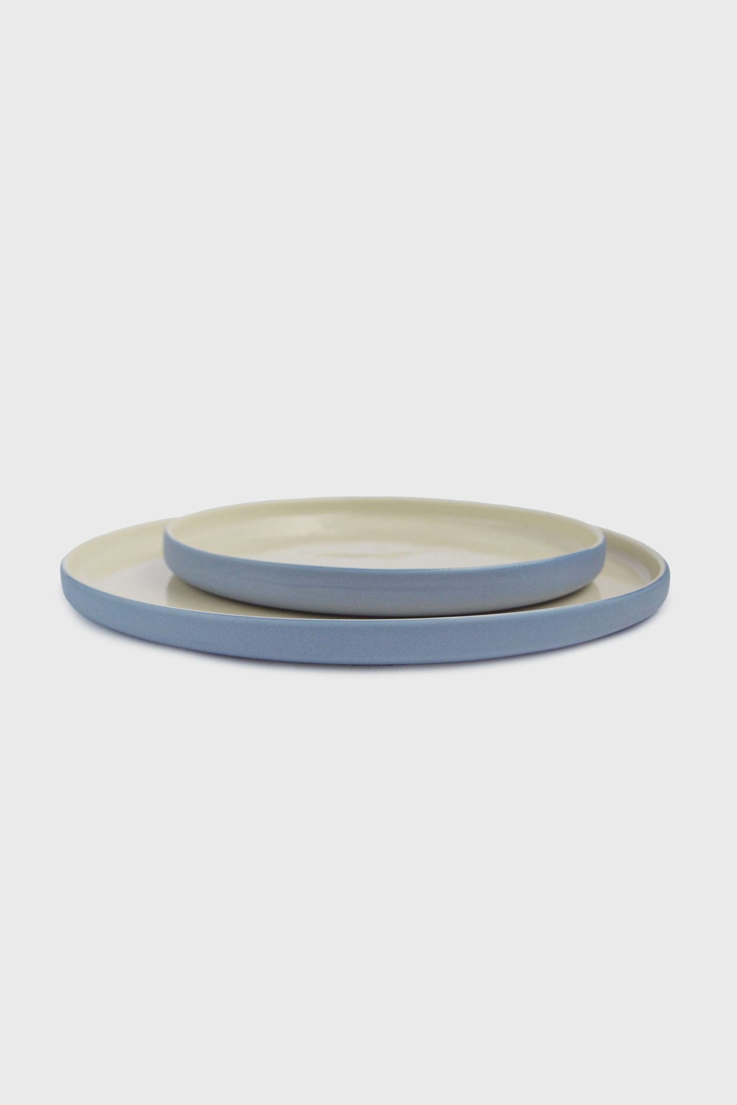 Handmade Blue Porcelain Dinner Plates