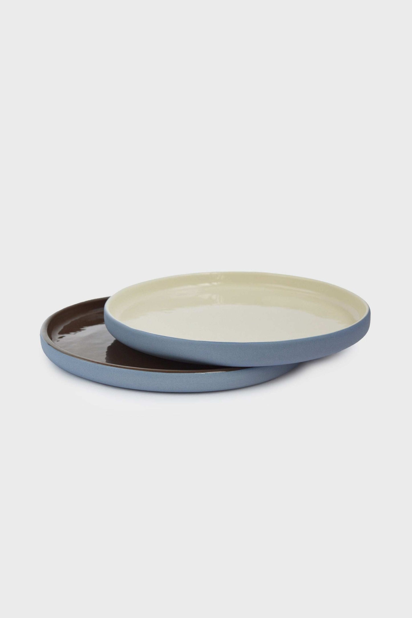 Handmade Blue Porcelain Dinner Plates