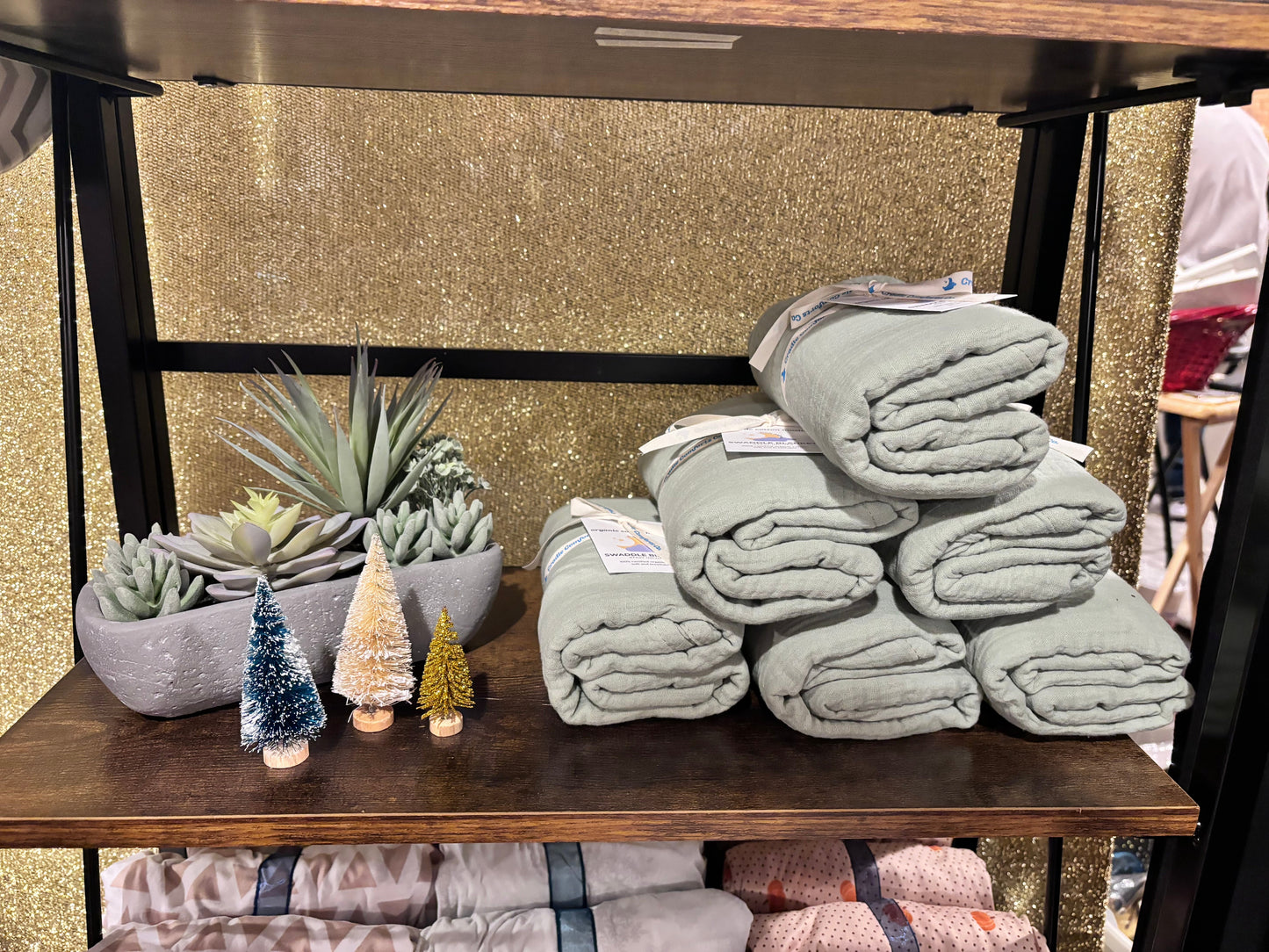 Organic Cotton Gauze Muslin Swaddle Blanket