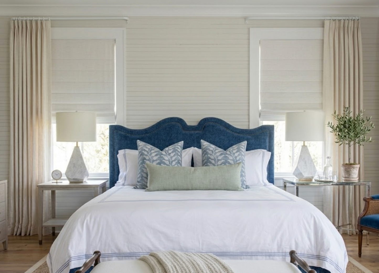 Folio Pillow in Lake Blue