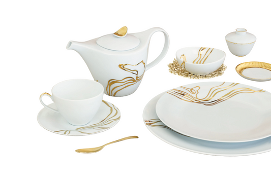 Fiume D'Oro 11 Piece Gift Set - Tea Service for 4