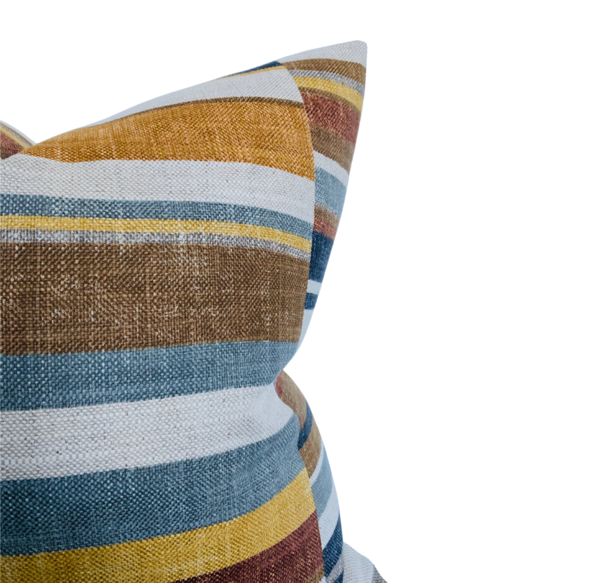 Nomad Block Print Pillow in Rust