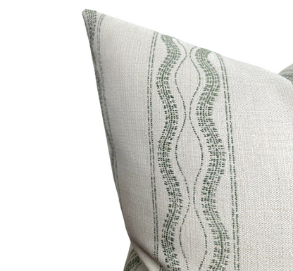 Zanzibar Outdoor Pillow in Moss, Indoor/Outdoor Pillows