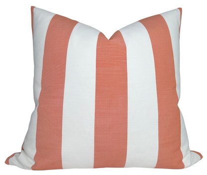 Go To Stripe Pillow in Melon