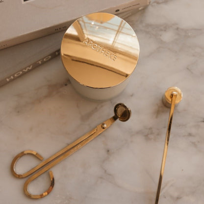 Gold Classic Candle Lid