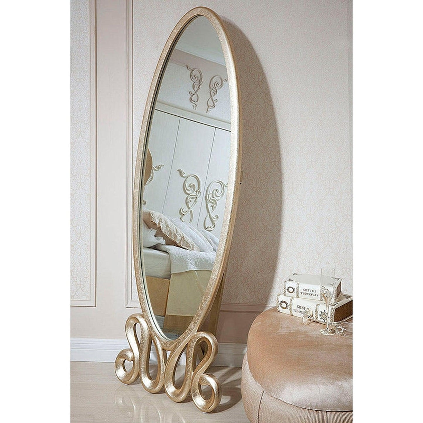 Transitional Gold Mirror