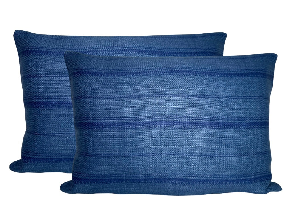 Malabar Pillow in Indigo
