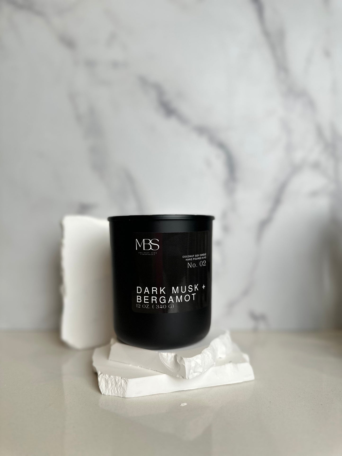 Dark Musk + Bergamot Candle
