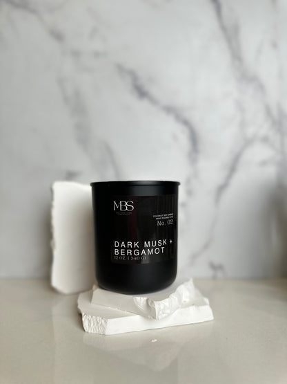 Dark Musk + Bergamot Candle