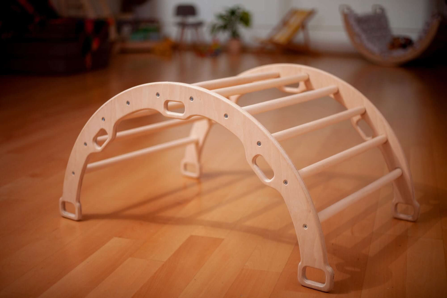 Medium Montessori Climbing Arch/Rocker w/ Pillow & Ramp Set
