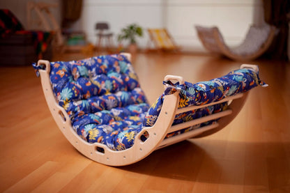 Medium Montessori Climbing Arch/Rocker w/ Pillow & Ramp Set