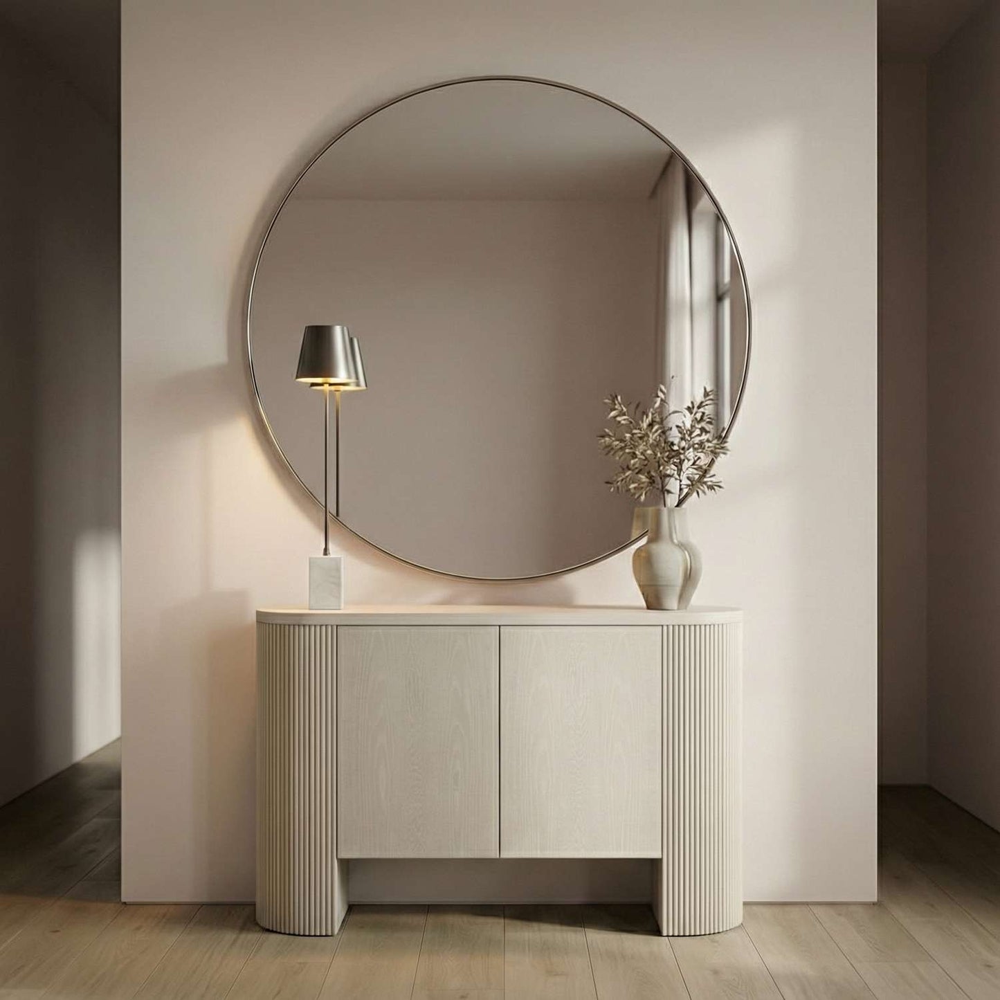 Gunmetal Table Lamp - Room Scene