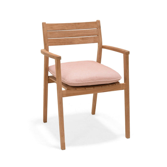 Jade Teak Stacking Armchair - Terracota