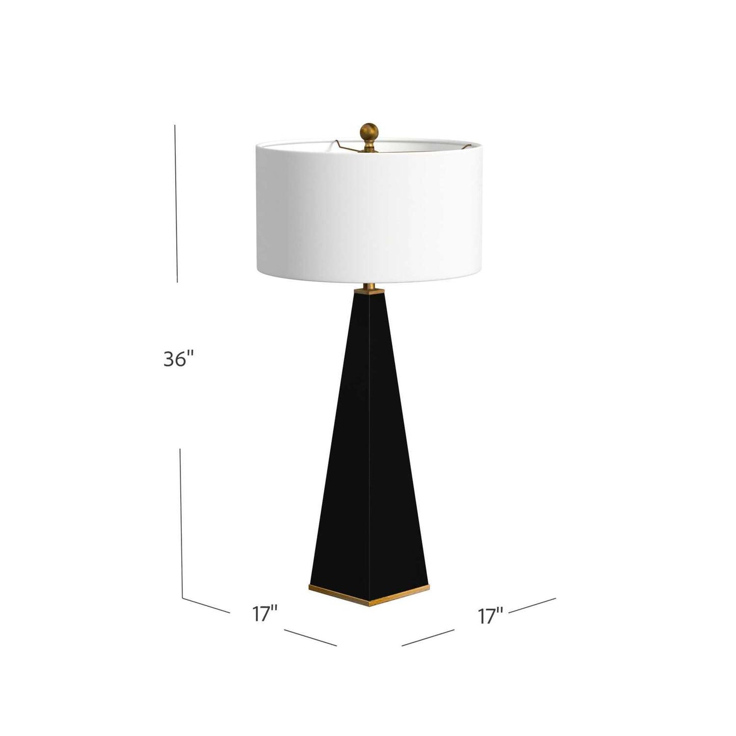 Elle Table Lamp - Dimensional