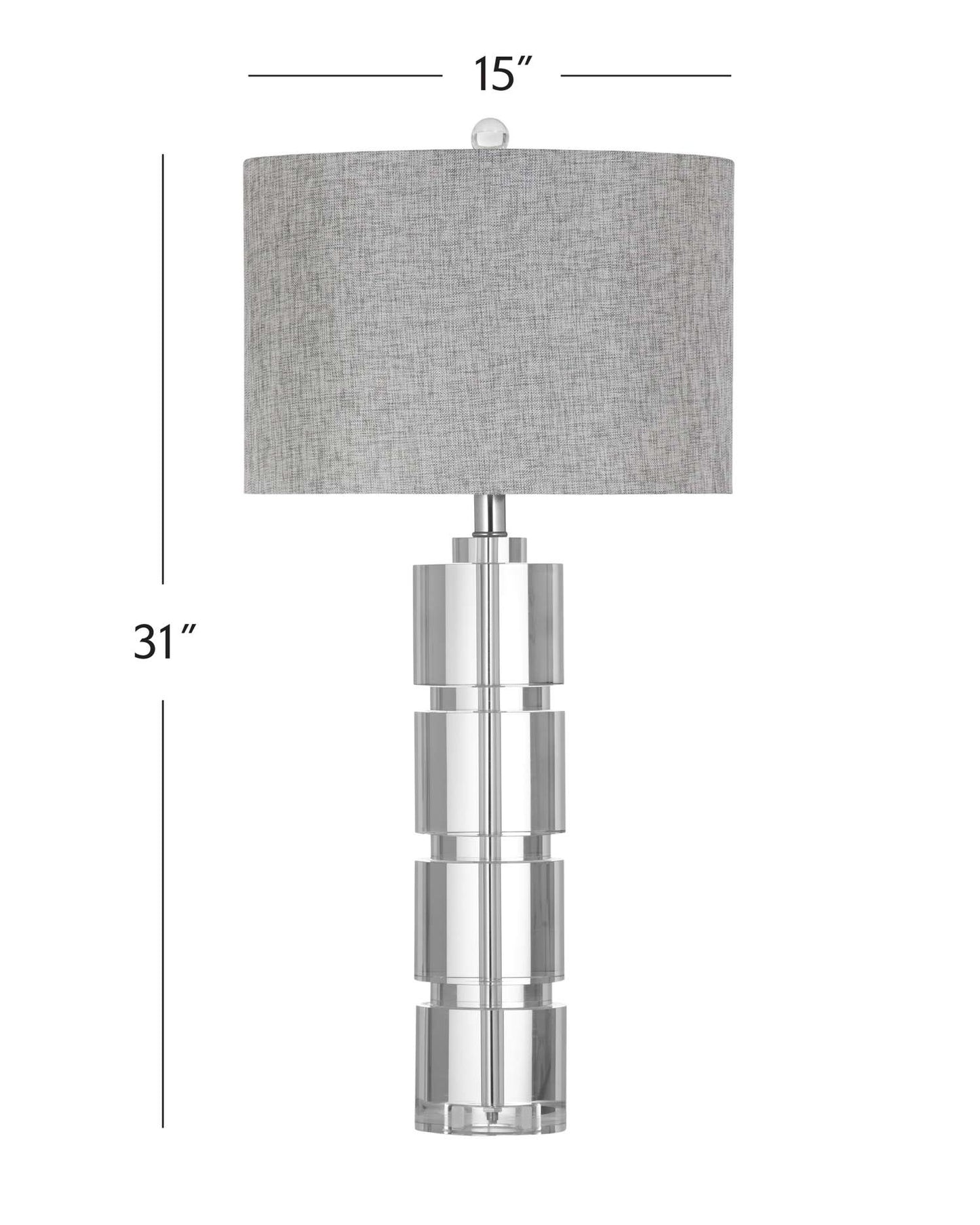 Bethany Table Lamp - Dimensional