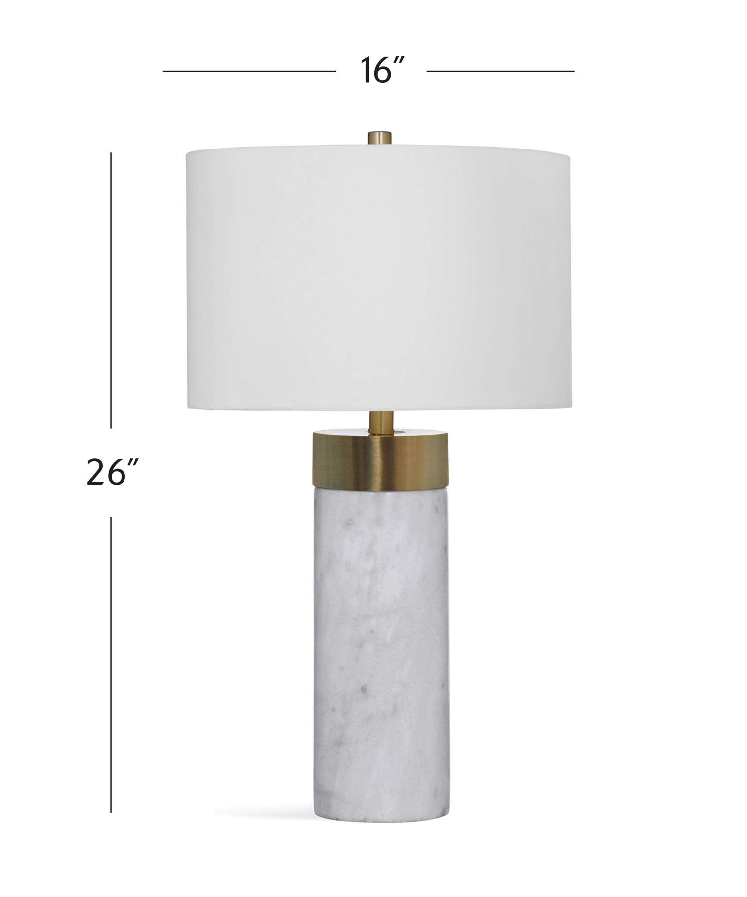 Jocelyn Table Lamp - Dimensional