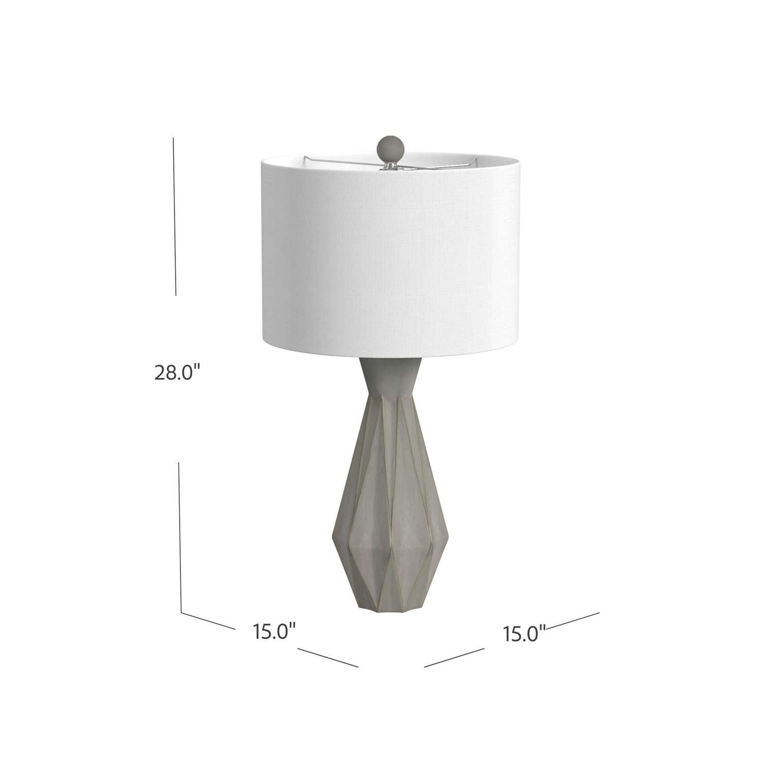 Branka Table Lamp - Dimensional