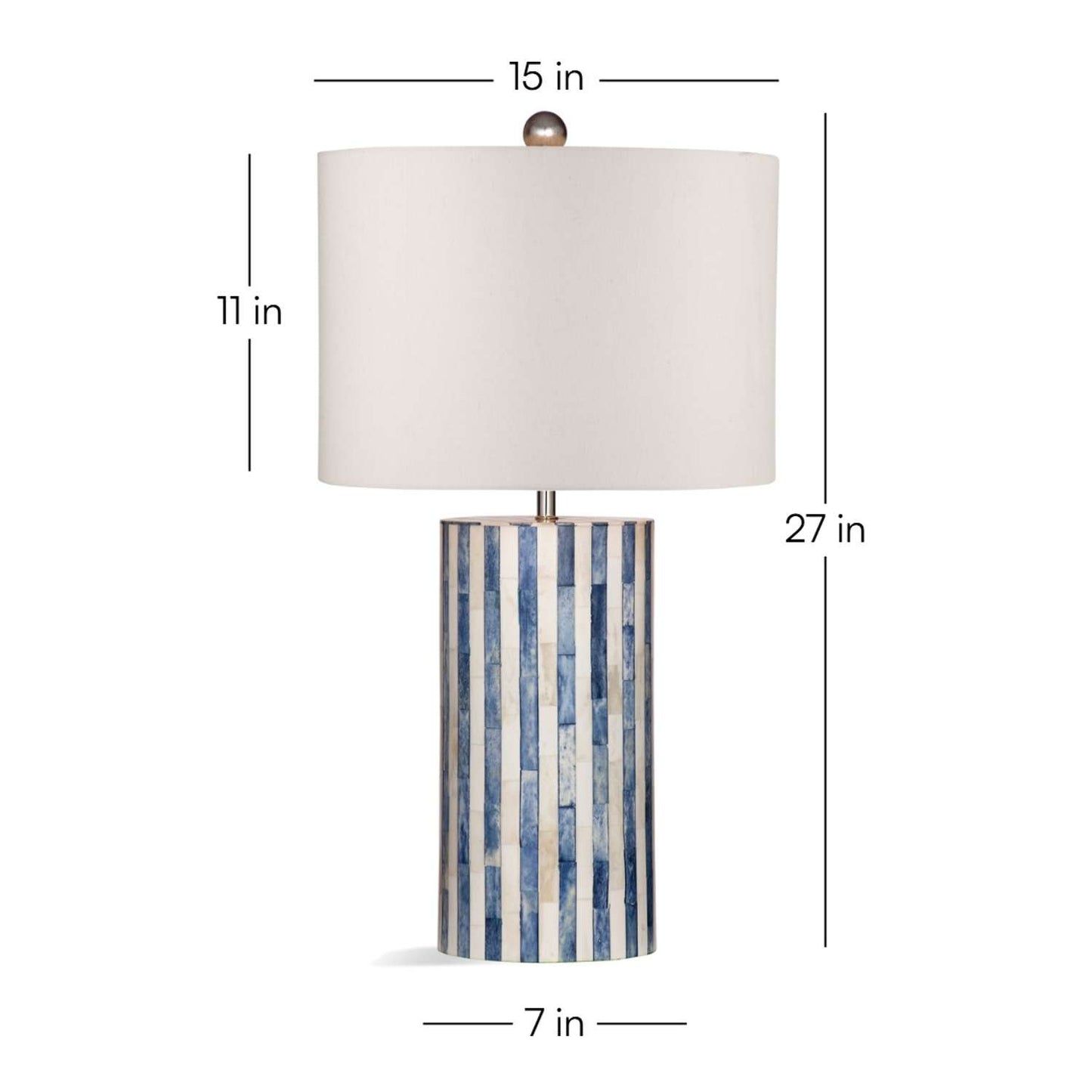 Coburn Table Lamp - Dimensional