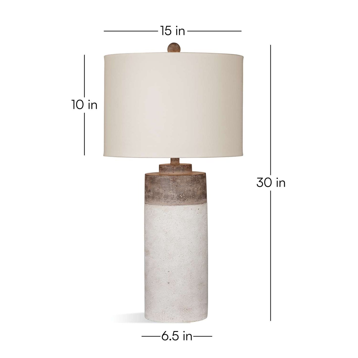 Lamar Table Lamp - Dimensional