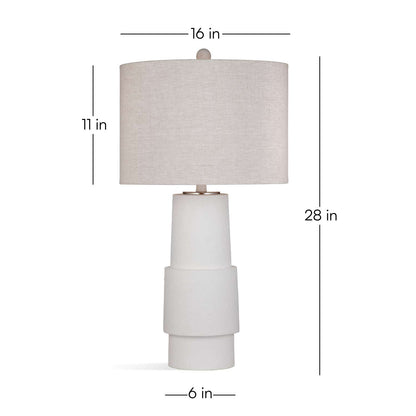 Valdivia Table Lamp - Dimensional