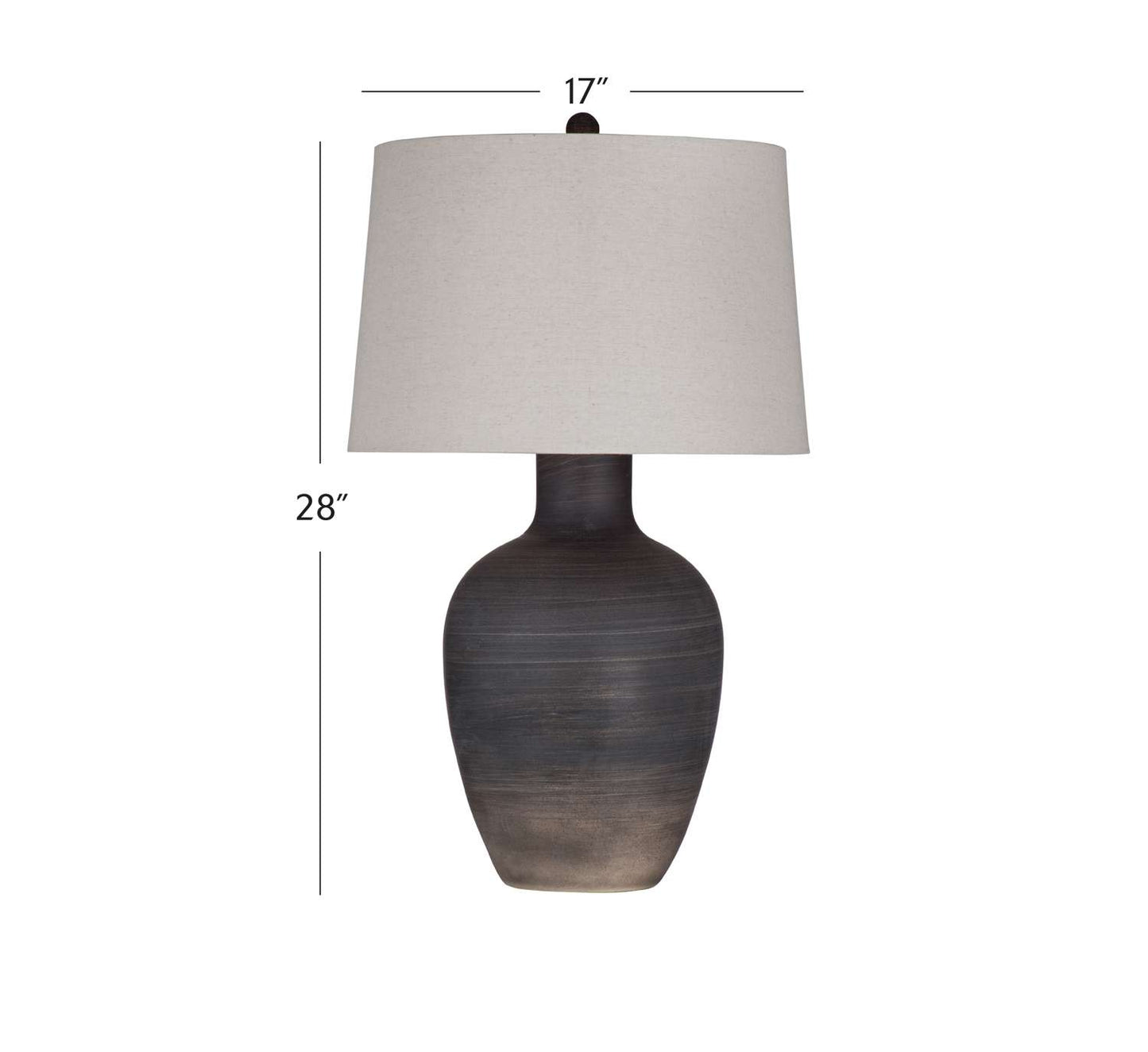 Volga Table Lamp - Dimensional