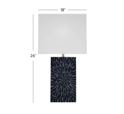 Fleur Table Lamp - Dimensional