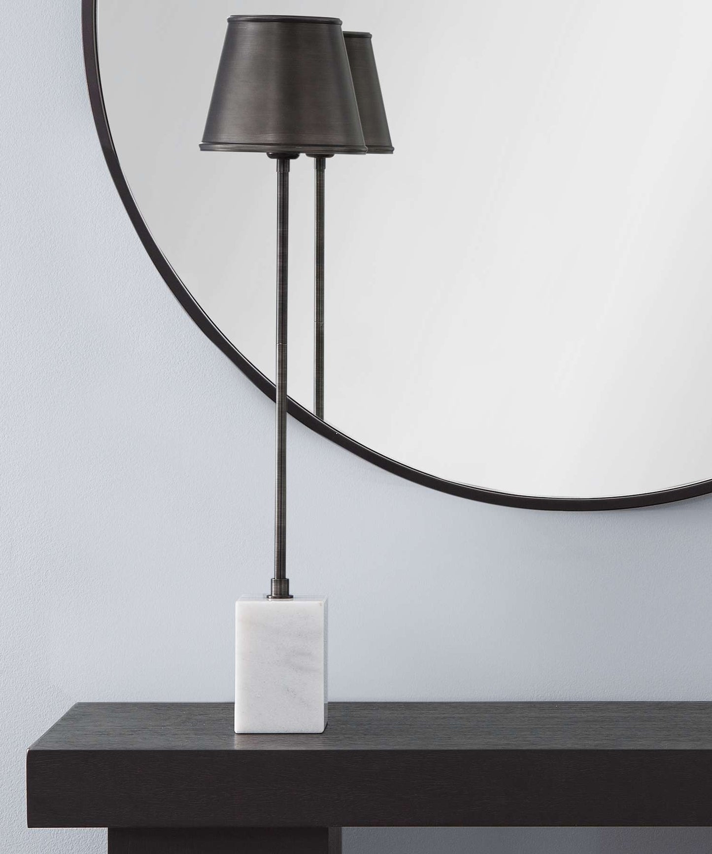 Gunmetal Table Lamp - Room Scene