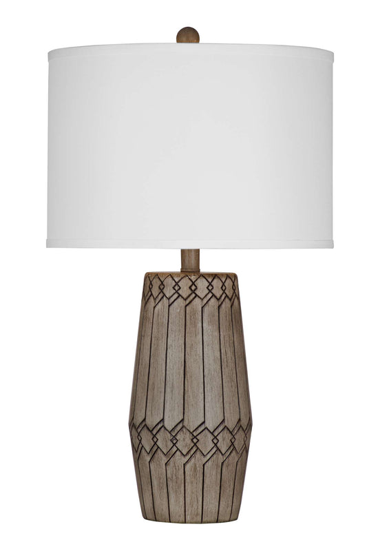 Harper Table Lamp - Brown - Straight On