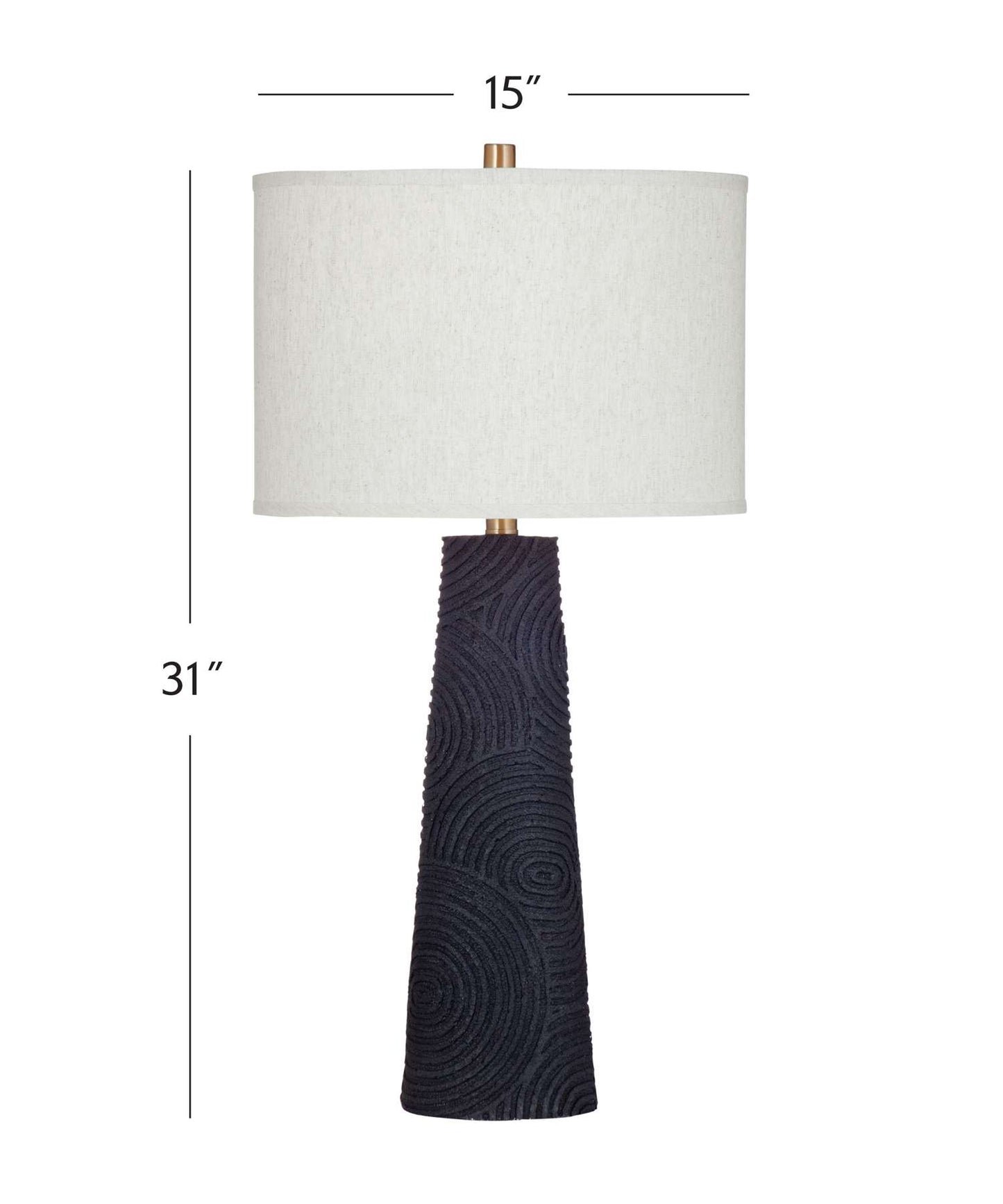 Merrick Table Lamp - Dimensional