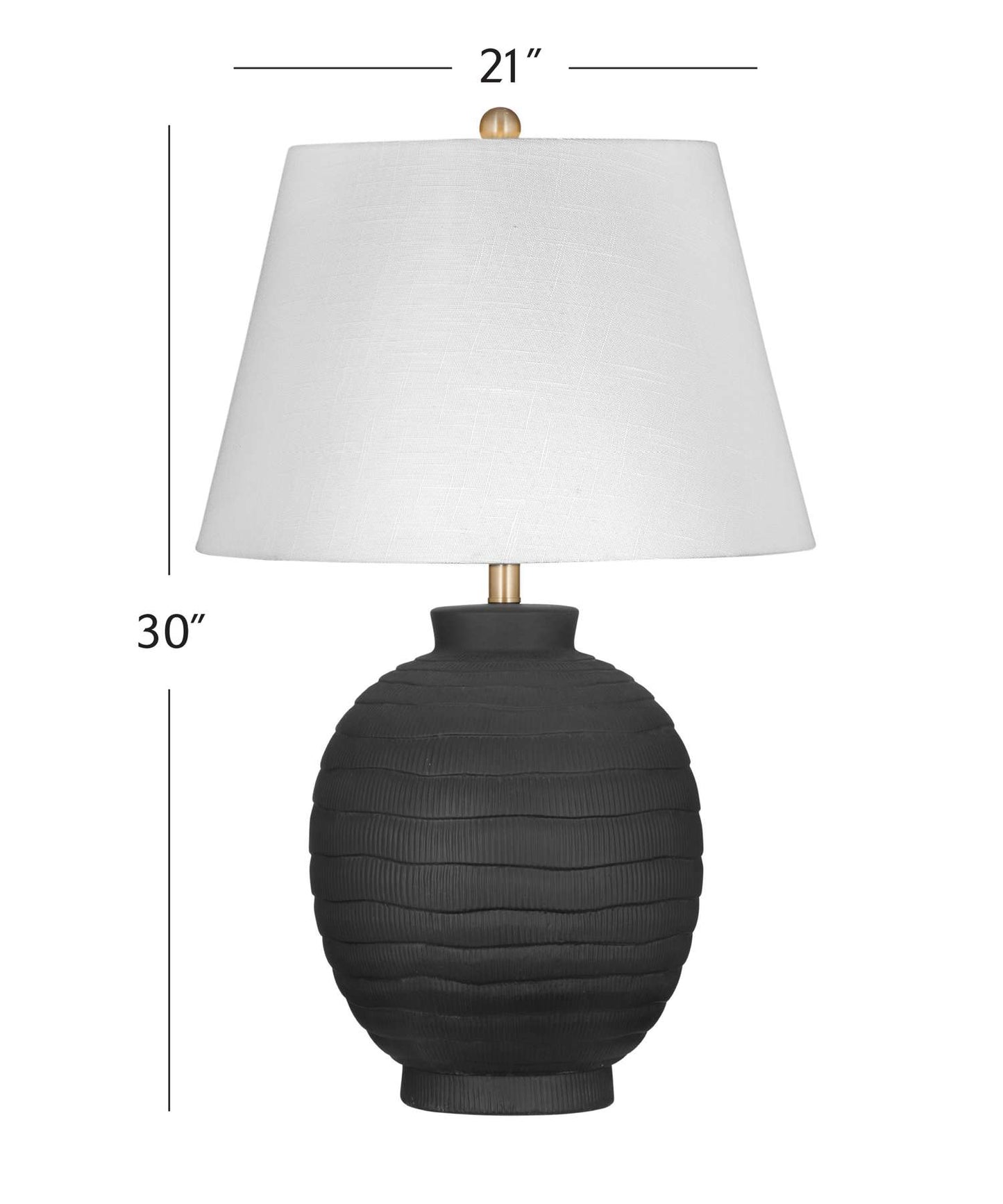 Ventraa Table Lamp - Dimensional