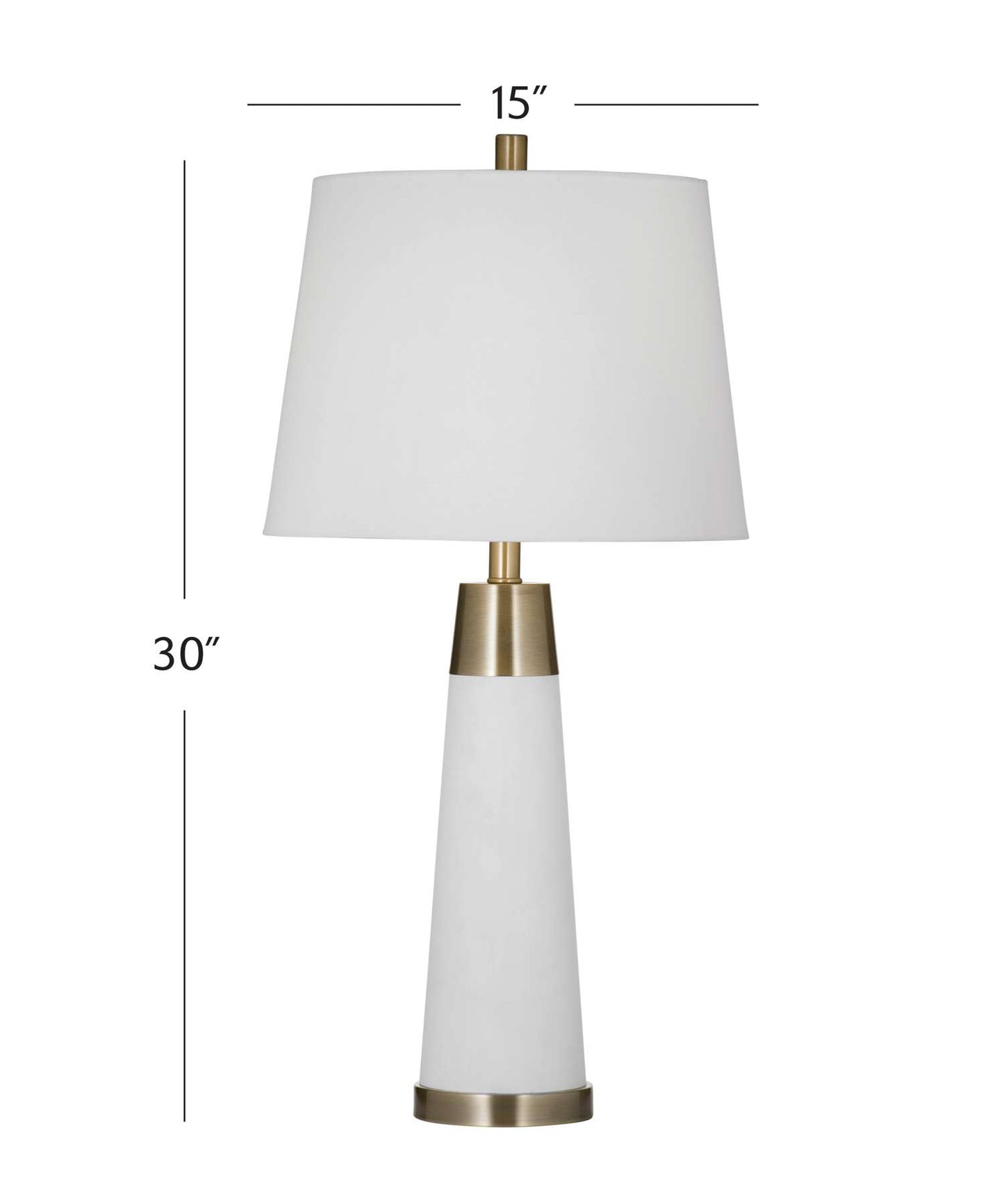 Osage Table Lamp - Dimensional