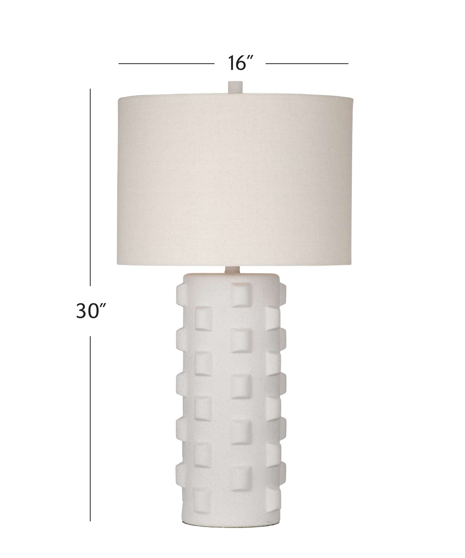 Mellette Table Lamp - Dimensional