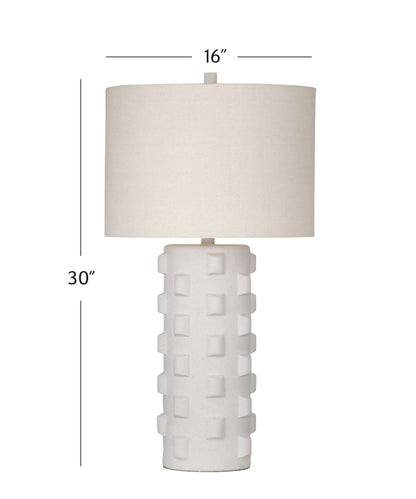 Mellette Table Lamp - Dimensional
