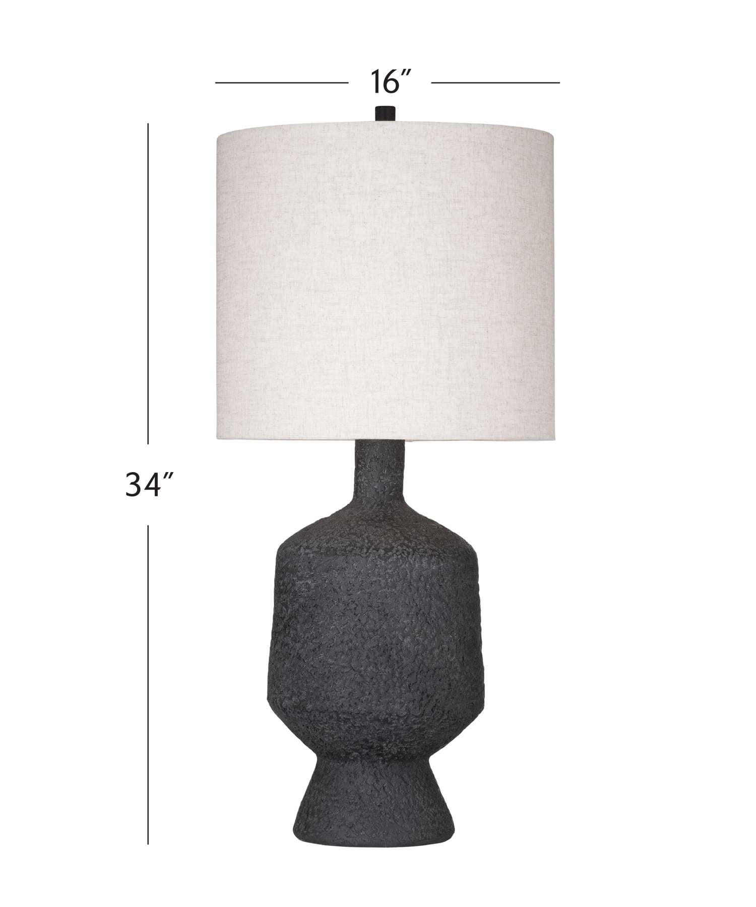 Hartley Table Lamp - Dimensional