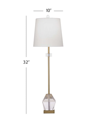 Hampton Table Lamp - Dimensional