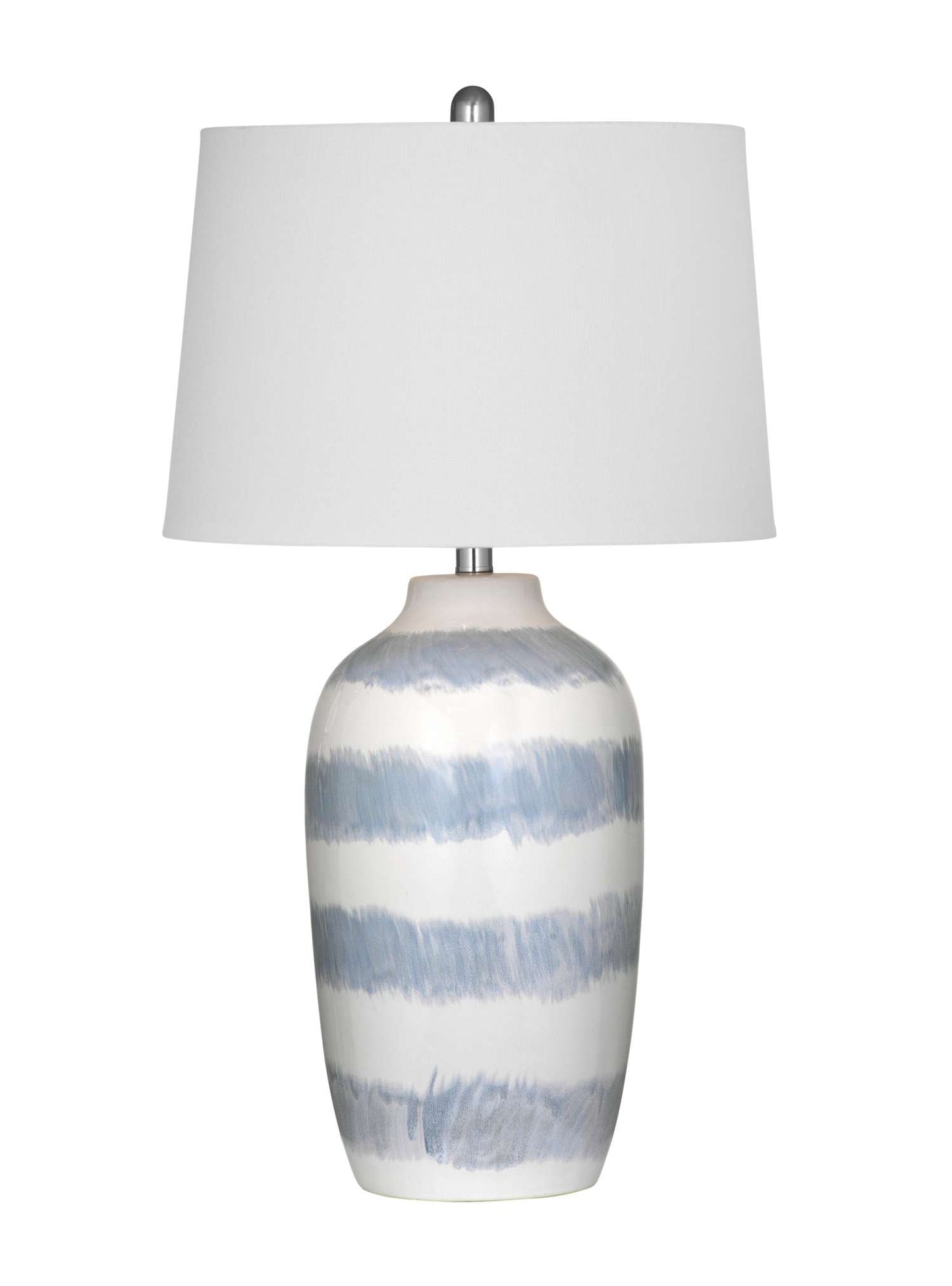 Harper Table Lamp - Blue - Straight On