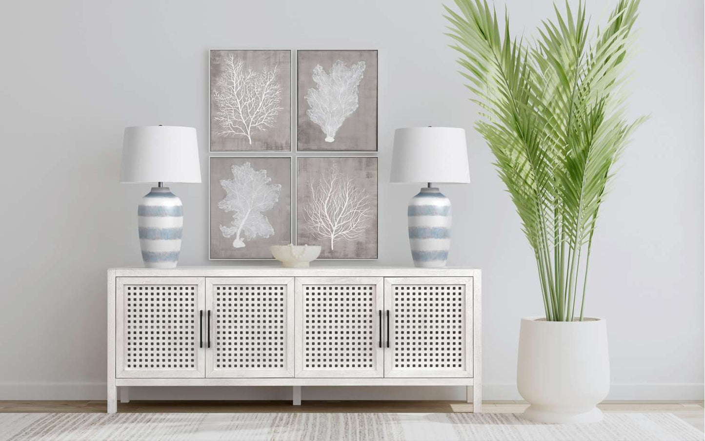 Harper Table Lamp - Blue - Room Scene