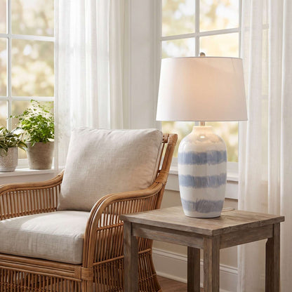 Harper Table Lamp - Blue - Main