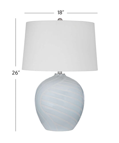 Lyance Table Lamp - Dimensional