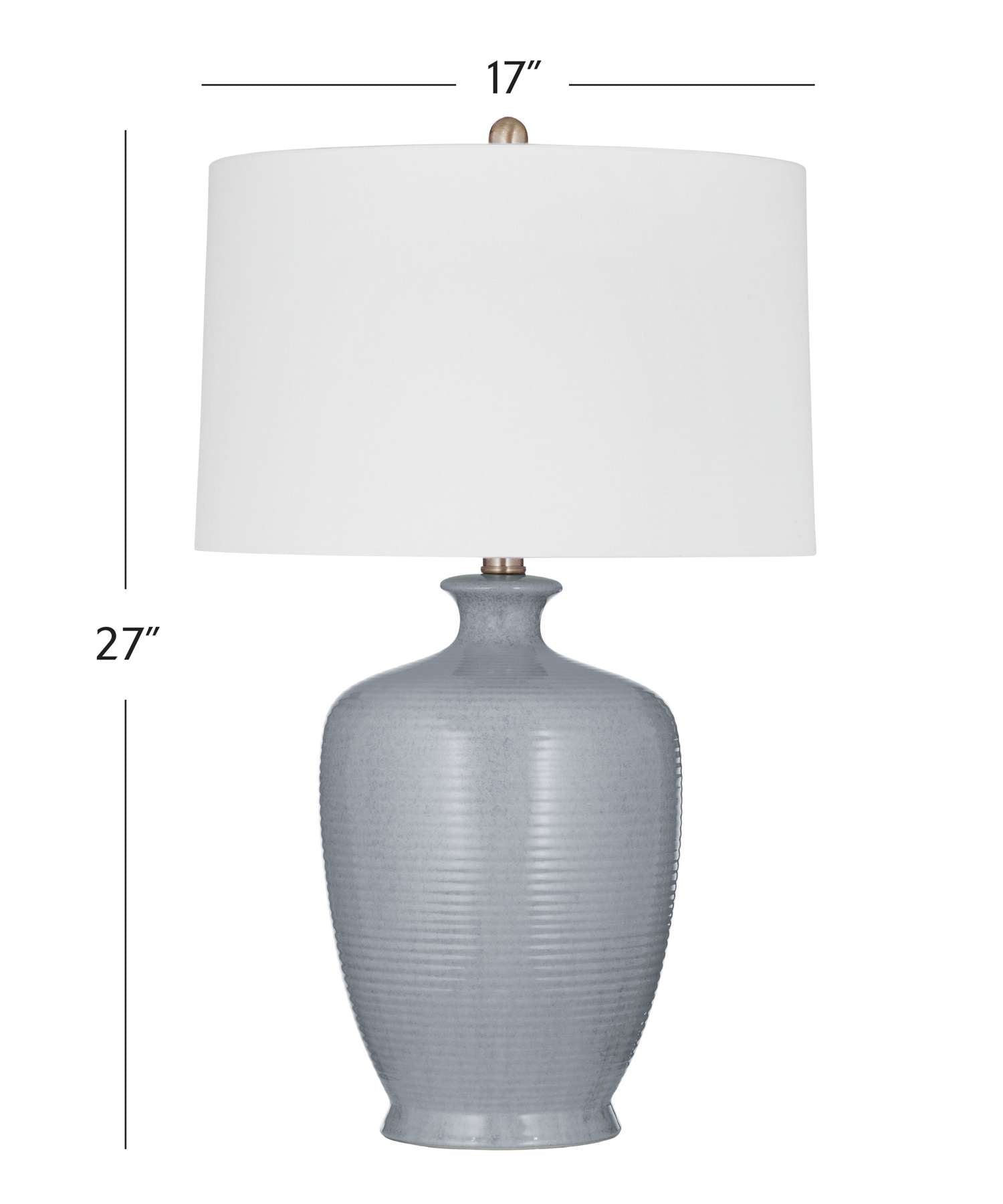 Justice Table Lamp - Dimensional