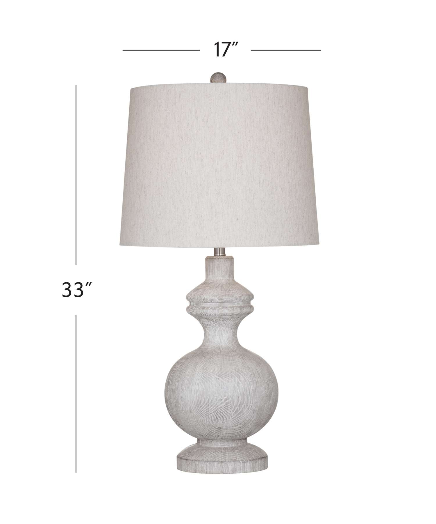 Krishina Table Lamp - Dimensional
