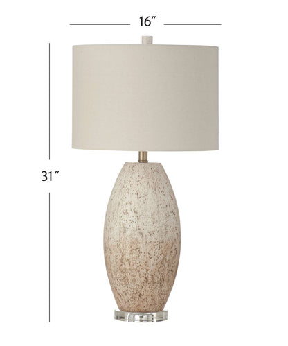Dauphin Table Lamp - Dimensional