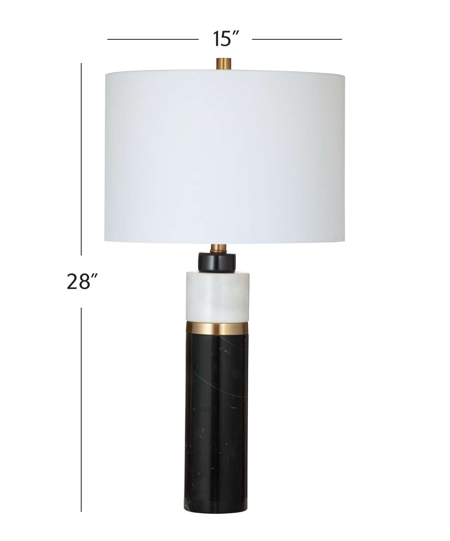 Gregory Table Lamp - Dimensional