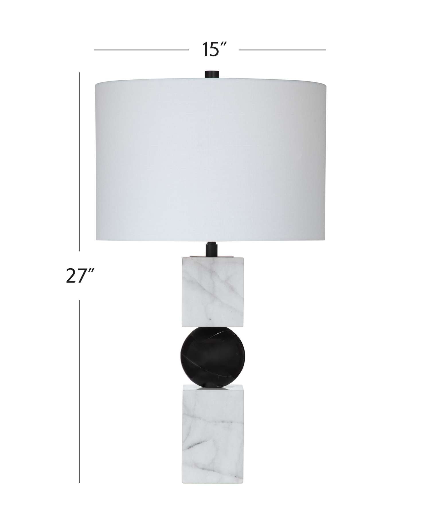 Ellendale Table Lamp - Dimensional